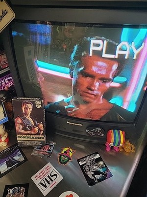 Commando VHS 1986 CBS FOX Arnold Schwarzenegger First Release Tested