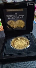 Prince George coronation five pound coin