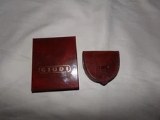 GIUDI Brown Genuine Leather Small Wallet 3.5" x 3" Brand New w/tag Made in Italy