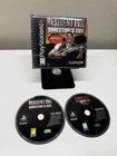 Resident Evil Director's Cut Black Label Playstation 1 PS1 + RE 2 Demo Refurb