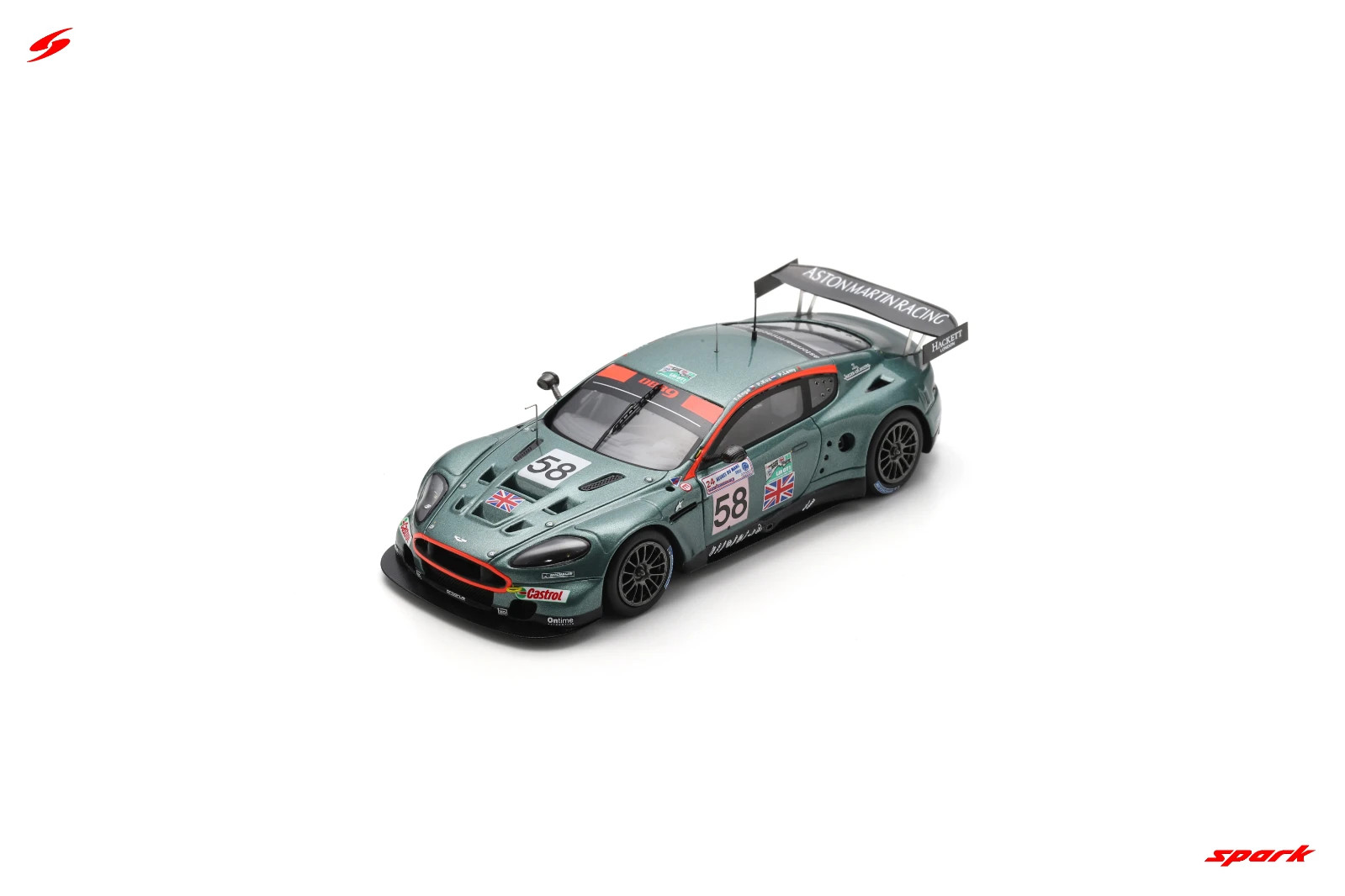 Aston Martin DBR9 Spark S5850 miniature 1/43 résine sans défaut pour vitrine exigeante