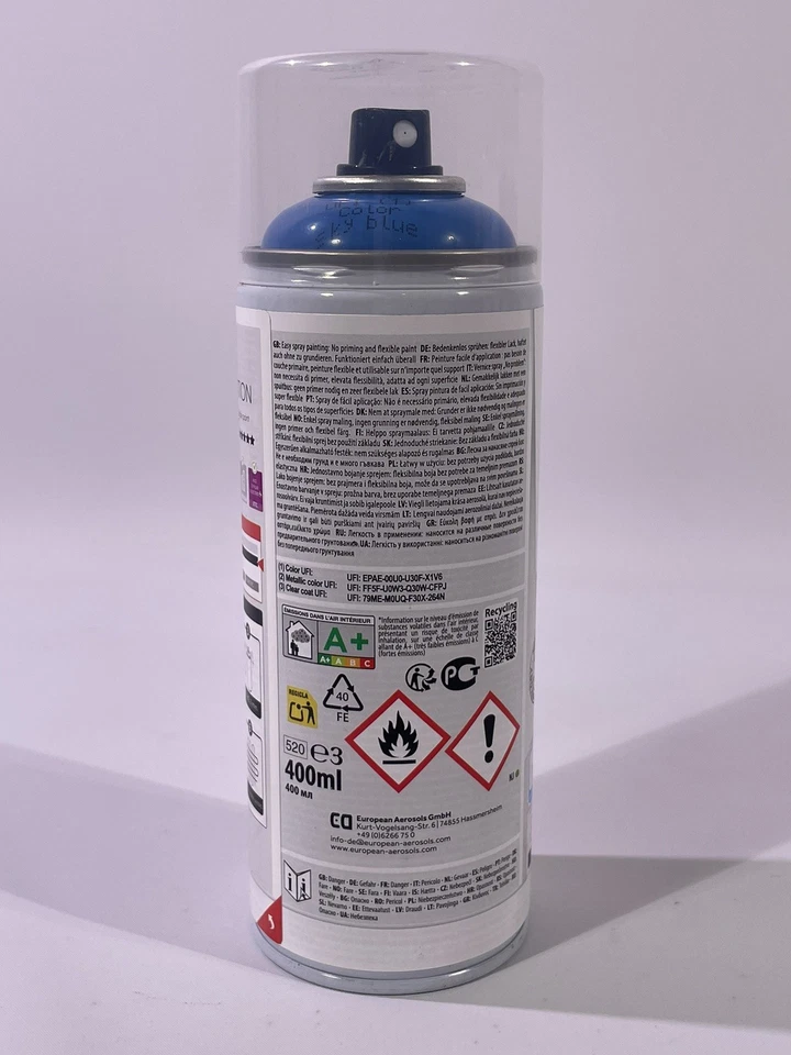 Dupli-Color Next Generation Lack-Spray Himmelblau Sprühlack 400 ml RAL 5015 gl. - Bild 3 von 4
