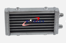 Small Overall315 X 160 X 55mm Bar And Plate Dual Pass Oil Cooler Universal