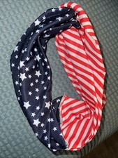Stretchy And Comfortable Stars And Stripes Headbands Red White Blue Memorial