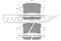 Tomex Brakes Bremsbelagsatz, Scheibenbremse Tx 17-88 FüR Opel