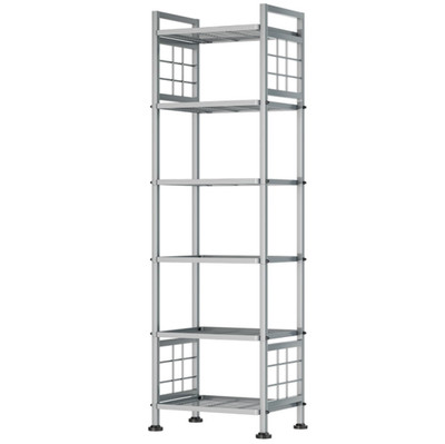 Estantería metálica 6 niveles organizador cocina baño lavandería resistente, pla