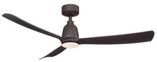 Kute 52 in. Indoor/Outdoor Dark Bronze Ceiling Fan with Remote Control