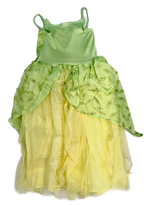 New Disney Parks Tiana Green Fancy Costume Girls Dress 10-12 Large | eBay