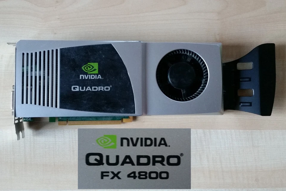 Scheda Video NVIDIA Quadro FX 4800 1,5 GB GDDR3 scheda grafica PCI Express 16X - Immagine 3 di 4