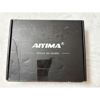AIYIMA Audio Amplifier Black Compact Desktop HiFi Amp with 32V 5A Model A07