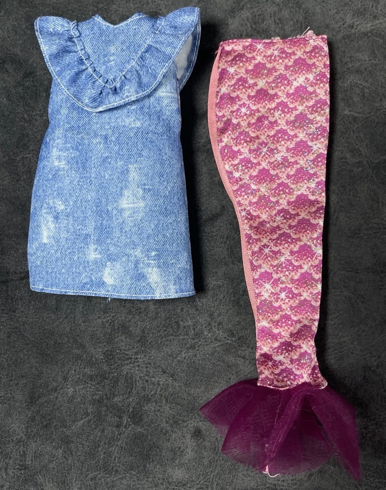 Barbie Doll Clothes Lot Of 6 Fashionistas Tops Pant Skirt Jacket 11.5” Outfits - Image 3 of 4