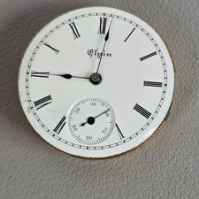 Elgin Pocket Watch Movement Grade 113 1890 0s 11j For Parts Or Repair