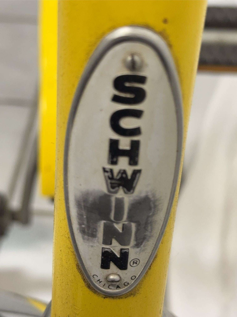 Vintage 1970's Schwinn Yellow Sting-Ray Lil' Chik Bike Bicycle w