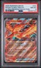 2025 POKEMON DRI EN-DESTINED RIVALS #031 ROCKET'S MOLTRES EX PSA 8