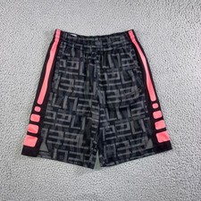 Nike Dri Fit Elite Basketball Shorts Boys Large Baggy All Over Print Logo