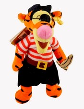 Disney Plush Tigger from Wionnie the Pooh with stand 9" tall Vintage VTG