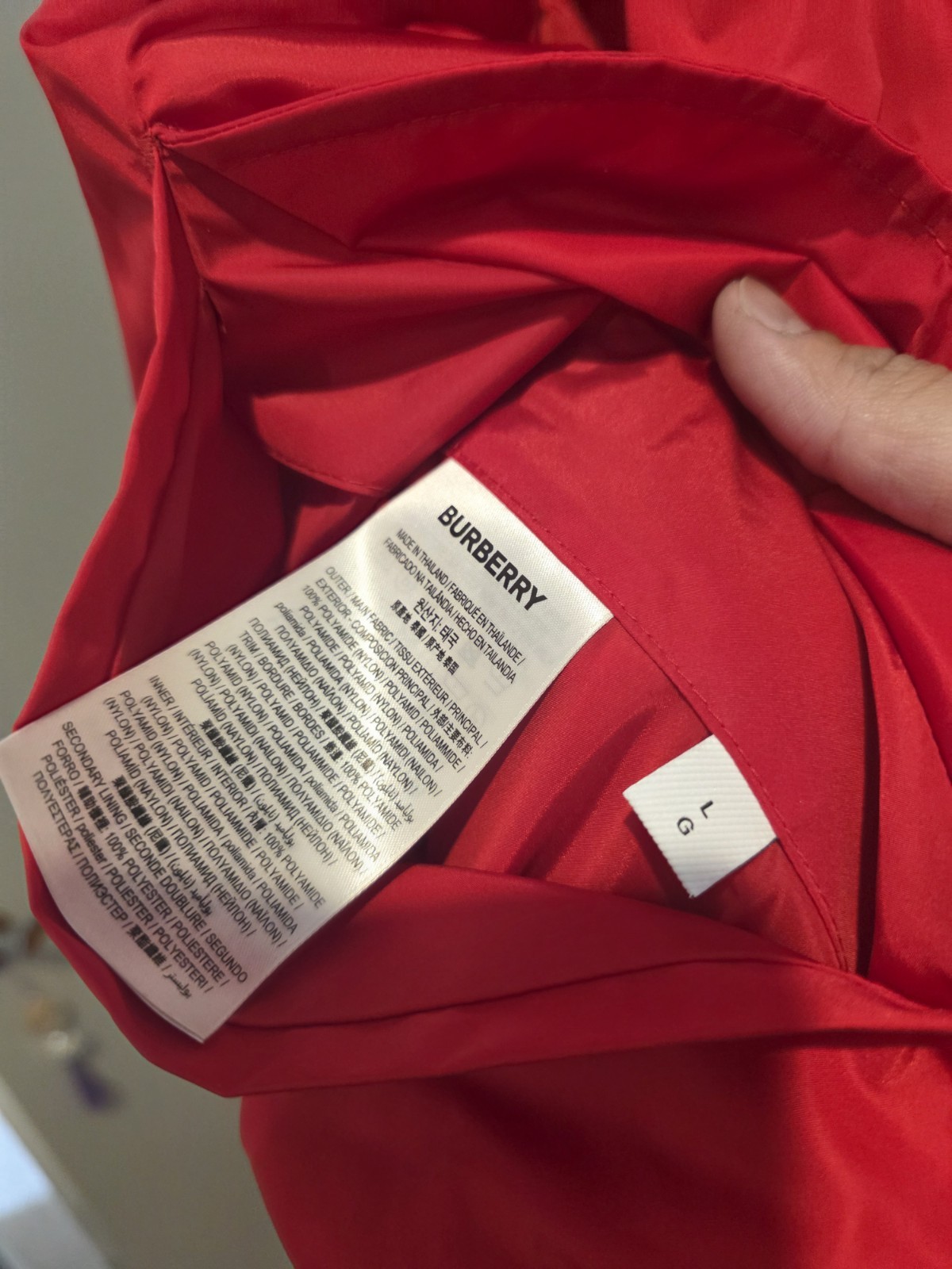 Authentic Burberry Nylon Jacket Reversible Nova C… - image 2