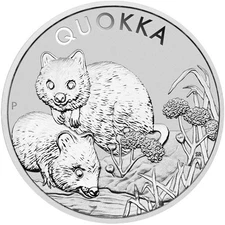 2022 1 oz Australian Quokka Silver Coin (BU)