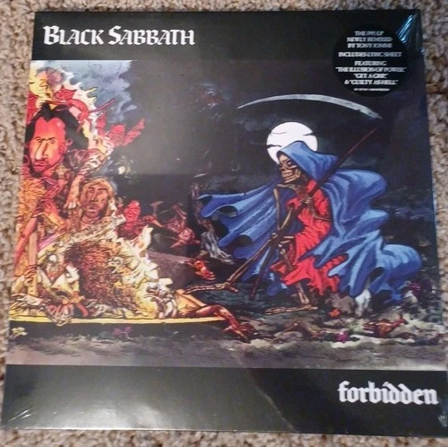 Black Sabbath Forbidden Vinyl 2024 New Sealed!