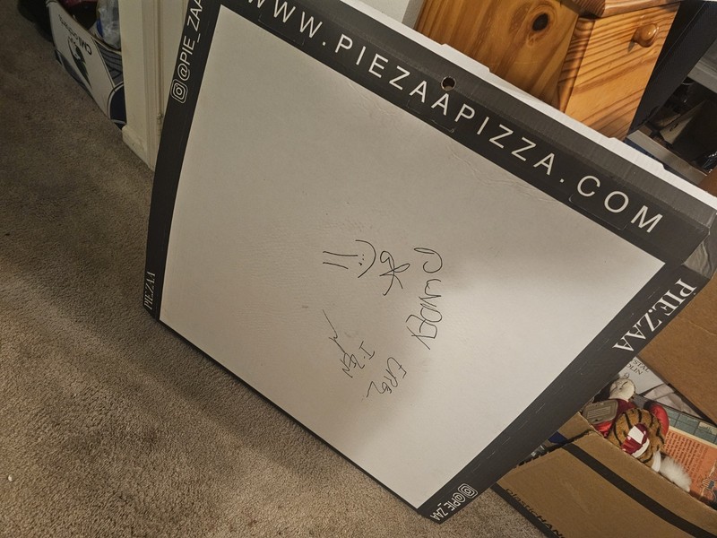 Infected Mushroom Amit & Erez Signed Pizza Box + Backstage Video Proof