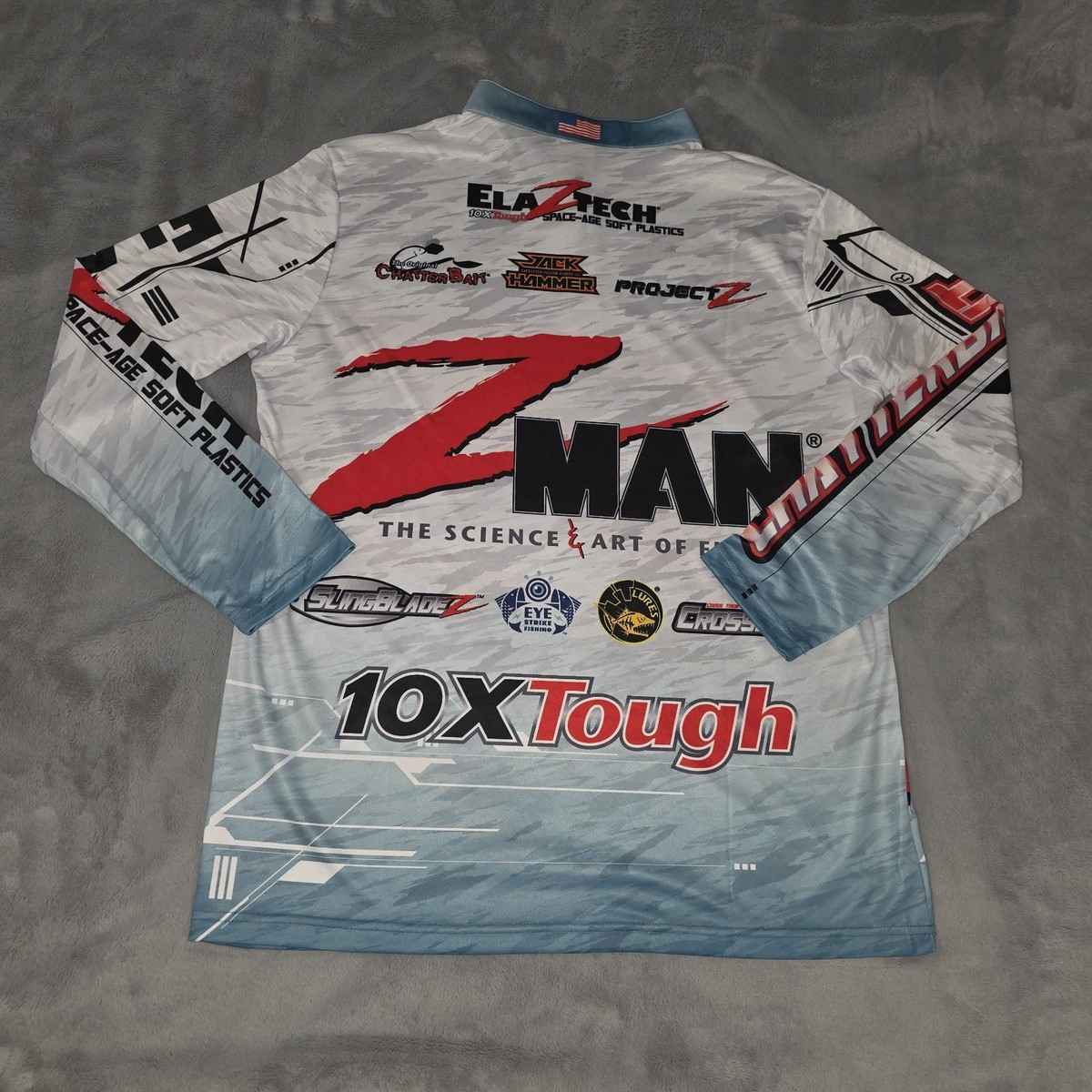 Z-Man Tournament Fishing Jersey Pro Zman Bassmaster Tournament