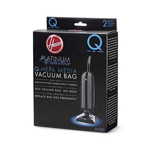 HOOVER VACUUM CLEANER BAGS PLATINUM UPRIGHT VACS PACK OF 2 TYPE Q - AH10000 - Image 3 of 4