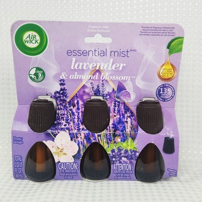 Air Wick Essential Mist Refill 3 Count, Lavender & Almond Blossom