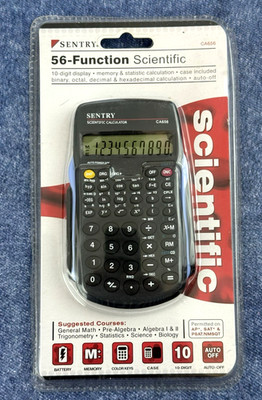 Sentry ~ 56-Function Scientific Calculator ~ CA656 ~ 10-Digit Display~New/Sealed