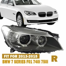 Fit BMW 7 Series Headlight F01 F02 740 750i Right Xenon HID Lamp 2013-2015