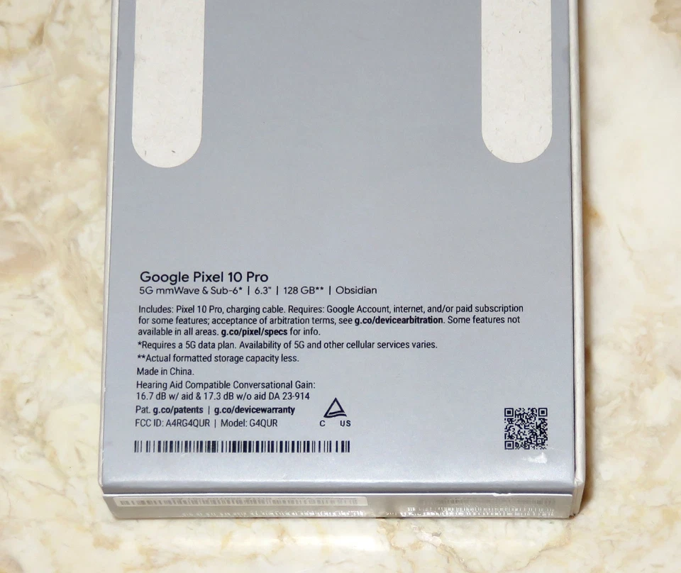 BRAND NEW Google Pixel 10 Pro Unlocked 128GB 6.3" 5G Dual SIM Obsidian Black - Image 4 of 4