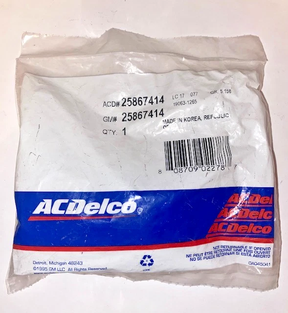 Ajustador de freno de estacionamiento trasero GM 2009-2016 NUEVO, PIEZA ORIGINAL OEM, P/N 25867414 Foto 2 de 4