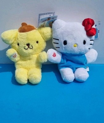 Build A Bear Hello Kitty Mini Bohnen Sanrio & Pompompurin Bommel Brandneu mit Etikett 