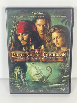 Pirates of the Caribbean Dead Man's Chest DVD Johnny Depp Orlando Bloom Disney