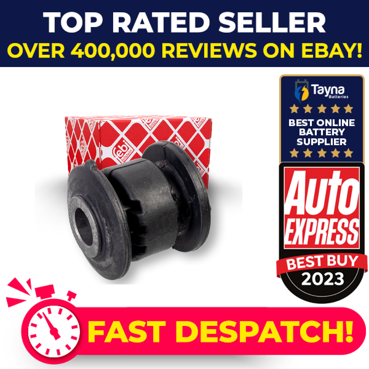 Wishbone / Control / Trailing Arm Bush fits MAZDA 3 1.5 Front Lower 13 to 19 New