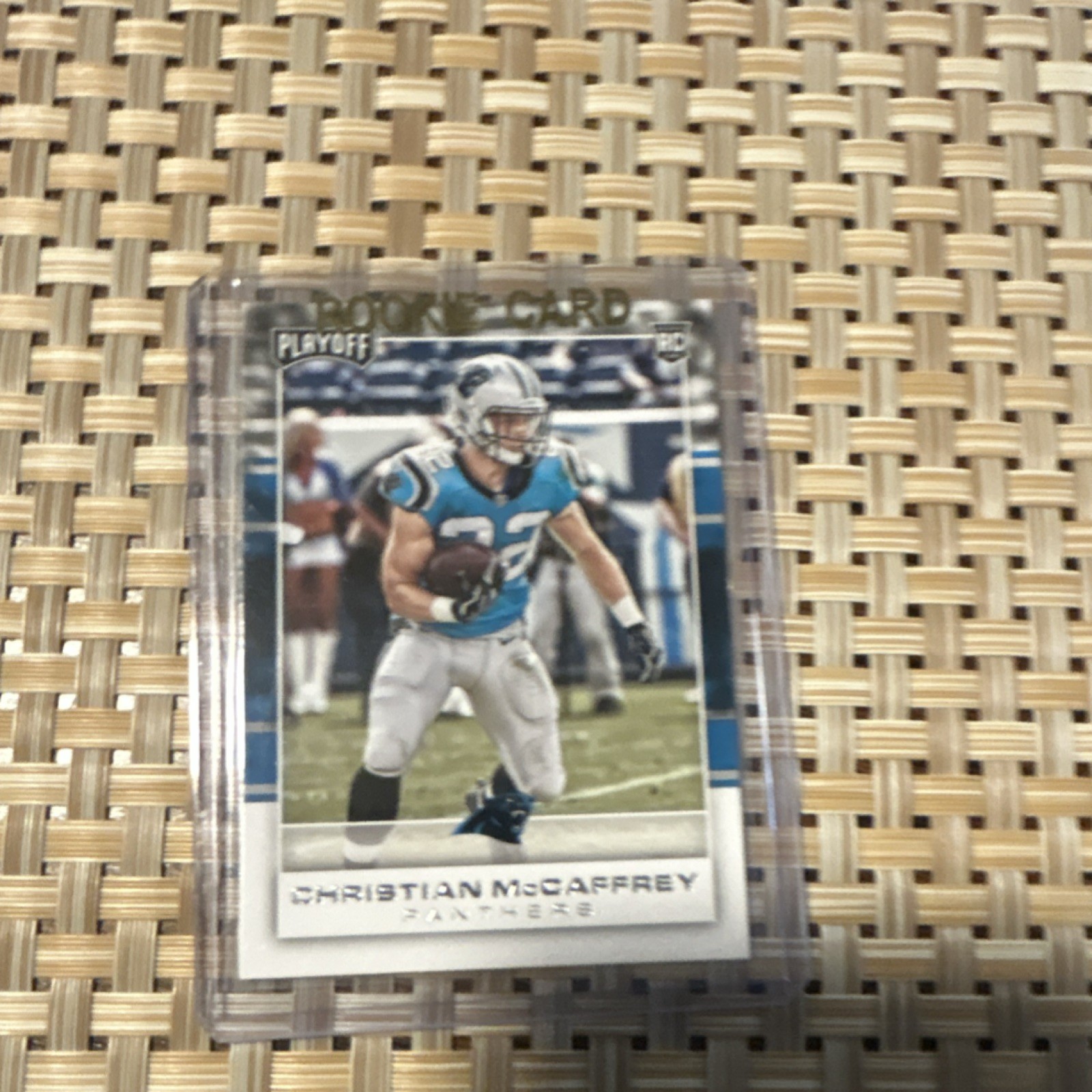 Panini 2017 Playoff Christian McCaffrey #211 Rookie Carolina Panthers Football