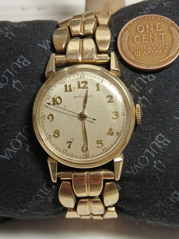 Reloj manual para hombre Hamilton Nordon 748 1949 vintage funcionando Foto 2 de 4