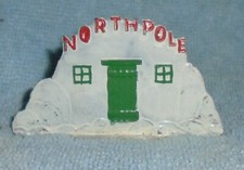 Vintage Heinrichsen German Flat Lead Rare "North Pole Igloo" Near Mint F/S Lot B