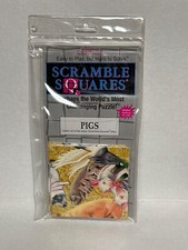 B Dazzle Pigs Scramble Squares 9 Piece Puzzle