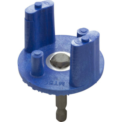 Multi-Tork MT-501 4-Lobe Clamp Knob Socket Tool with 1/4'' Socket Bit Adapter