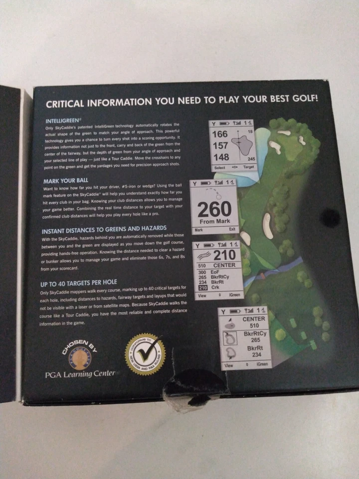 SkyCaddie SG 2.5 GPS Golf Rangefinder Handheld Portable - Image 3 of 4