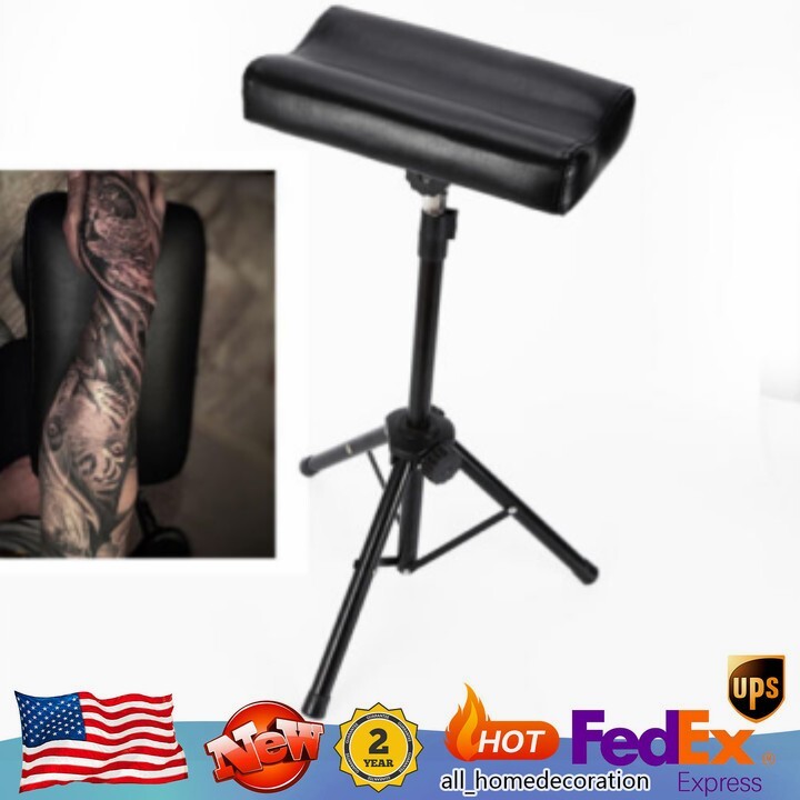 Portable Adjustable Black Tattoo Arm rest Leg Rest Tattoo Tr