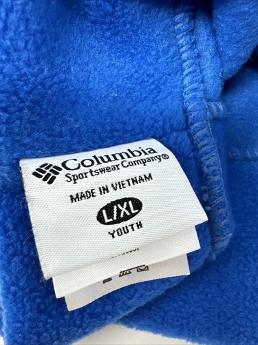Columbia Sportswear Company Youth Fleece Hat Size L/XL Royal Blue Winter Beanie - Picture 3 of 3