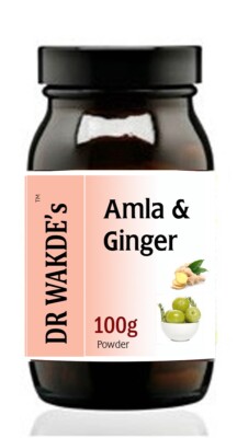 DR WAKDE'S Amla & Ingwer Pulver | Ayurvedische Ergänzung | Vegan | 100% Kräuter...