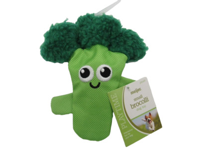 Meijer Small Brocolli Dog Toy