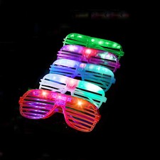 LED Flashing Party Glasses BULK Glasses Glow In The Dark Multi Color Glasses