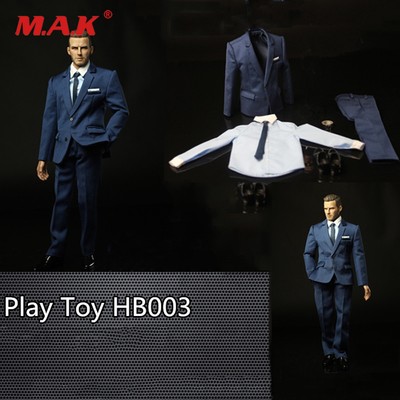 PLAY TOY HB003 1//6 Men/'s Blue Suit Gentman Clothes Set Fit 12/'/' Doll