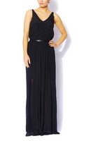 Tibi Black Long Chiffon Skirt Tibi Black Long Chiffon Skirt
