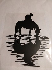 Horse And Rider Decal