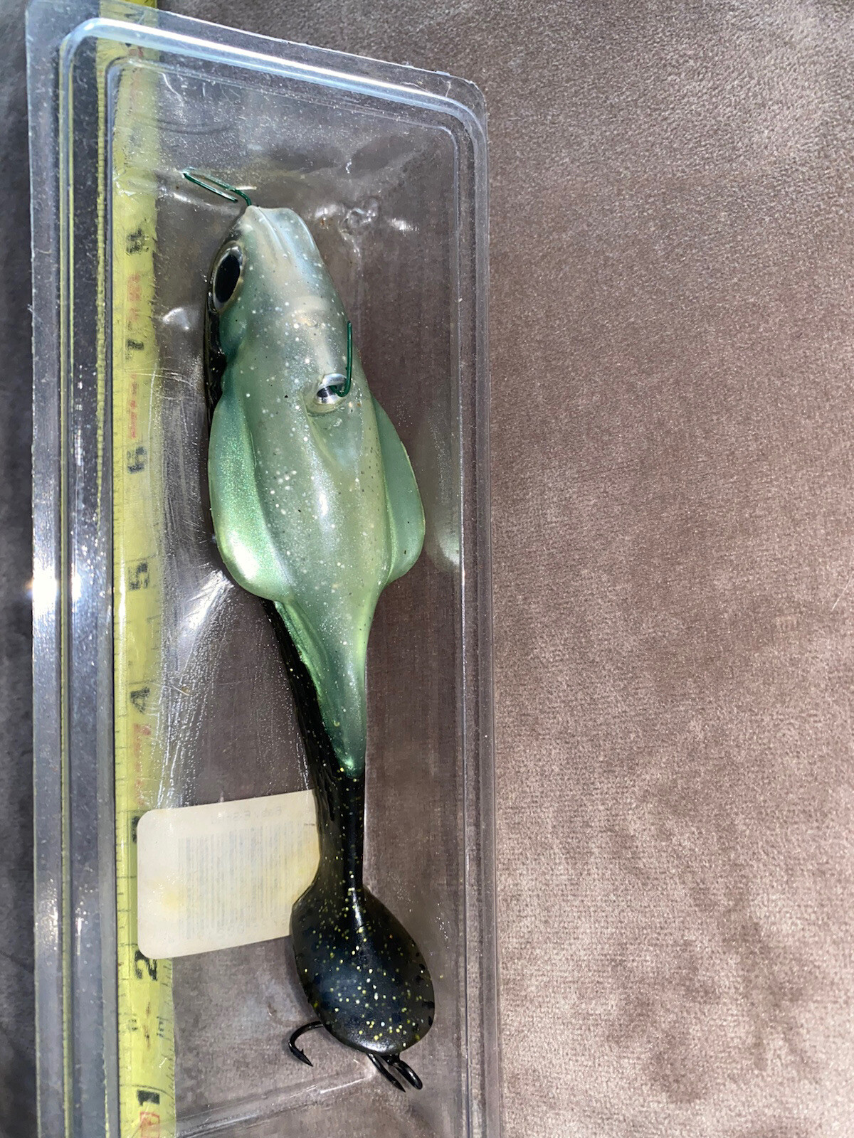 VINTAGE RARE CALIFORNIA SWIMBABES BABY E Paddle Tail SWIMBAIT! New!Pack Rough?¥£ - Image 9