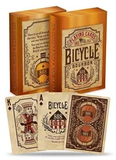 Bicycle Bourbon Premium Poker Size Whiskey Playing Cards Made in USA Kentucky